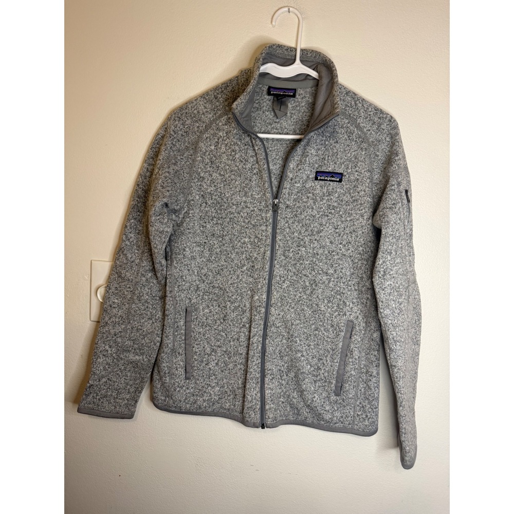 Patagonia Women's Better Sweater Fleece Full Zip Jacket Heather Gray Size S